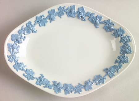 Lavender on Cream Color (Plain) Relish/Gravy Underplate