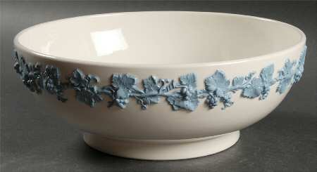 Lavender on Cream Color (Plain) 10" Large Salad Serving Bowl