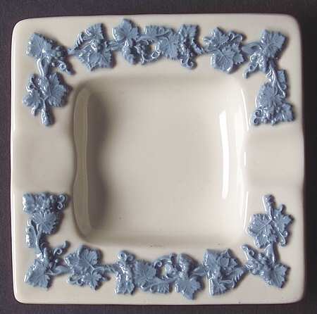 Lavender on Cream Color (Plain) Square Ashtray