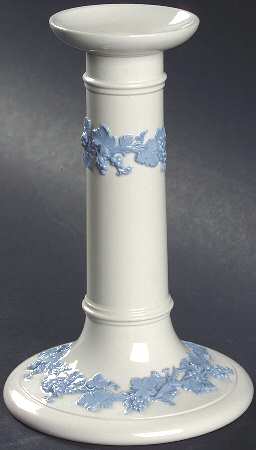 Lavender on Cream Color (Plain) 5" Candlestick