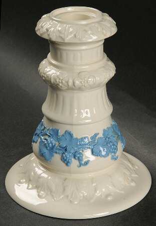 Lavender on Cream Color (Plain) 5" Candlestick
