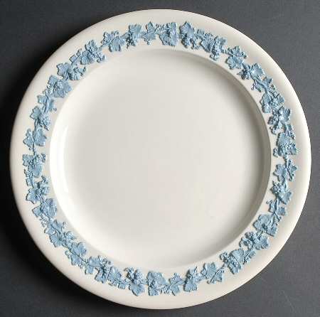 Lavender on Cream Color (Plain) 12" Chop Plate (Round Platter)