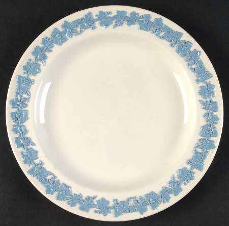 Lavender on Cream Color (Plain) Salad Plate