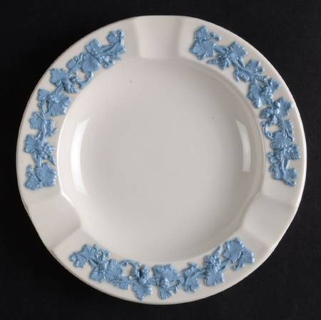 Lavender on Cream Color (Shell Edge) 5" Ashtray by Wedgwood