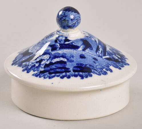 Landscape Dark Blue (No Trim) Lid for Coffee Pot
