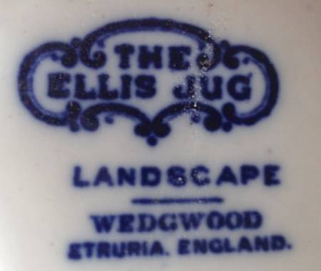 Landscape Dark Blue (No Trim) Jug