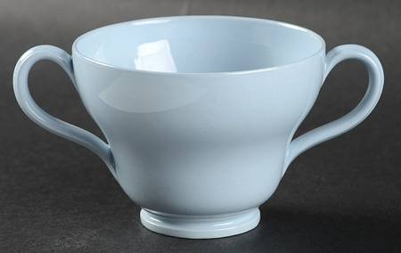 Lavender Footed Bouillon Cup