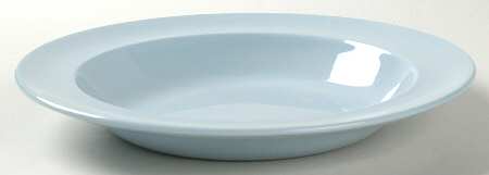 Lavender Rim Soup Bowl