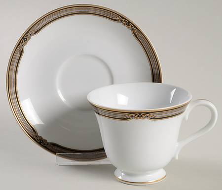 Lawton Footed Cup & Saucer Set