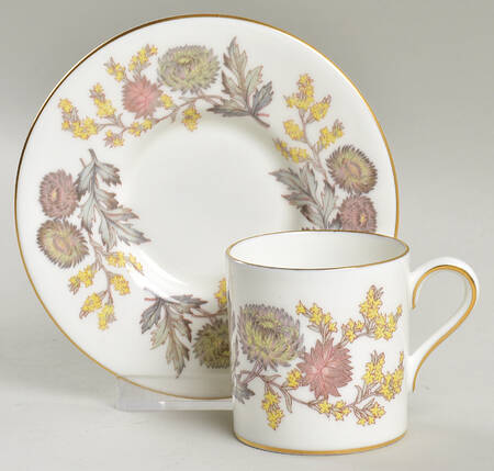 Lichfield Bond Shape Demitasse Cup and Saucer Set