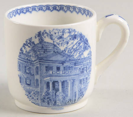 Longwood College Flat Demitasse Cup