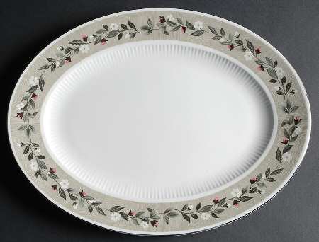 Louisiana 15" Oval Serving Platter