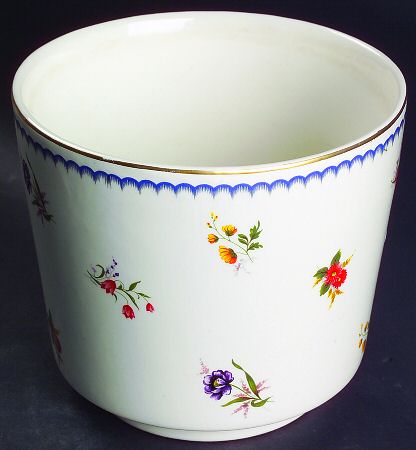 Lowestoft 5" Flower Pot