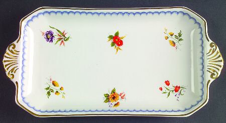 Lowestoft Tray for Creamer & Sugar with Lid