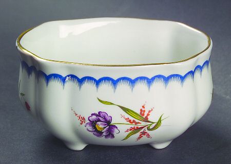Lowestoft Mini Open Sugar Bowl