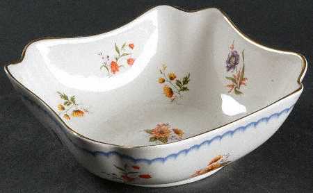 Lowestoft 6" Square Vegetable Bowl