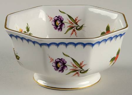 Lowestoft 4" Octagonal Bowl