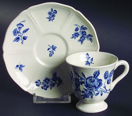 Ludlow Footed Demitasse Cup & Saucer Set