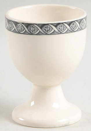 Lugano Black Single Egg Cup