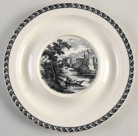 Lugano Black Underplate for Tureen