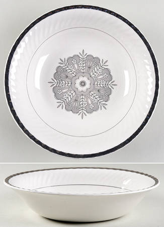 Madeira Grey 9" Round Vegetable Bowl