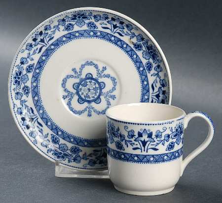 Mandarin Harvest Flat Demitasse Cup & Saucer Set
