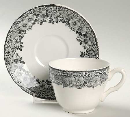 Malverne Flat Cup & Saucer Set