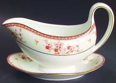 Malabar Gravy Boat with Attached Underplate