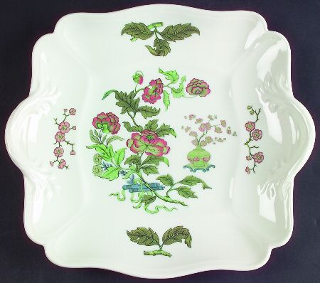 Mandarin Square Handled Cake Plate