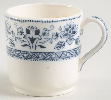 Mandarin Blue Flat Demitasse Cup