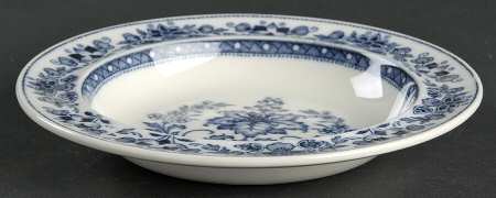 Mandarin Blue Rim Fruit/Dessert (Sauce) Bowl