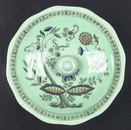 Mandarin Green Multicolor Lid for Round Vegetable