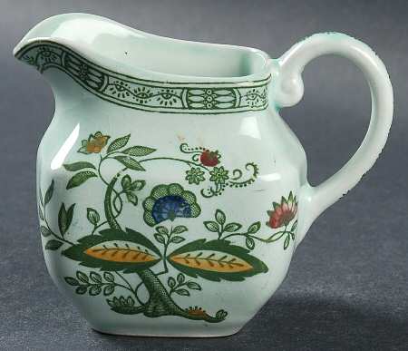 Mandarin Green Multicolor Mini Creamer