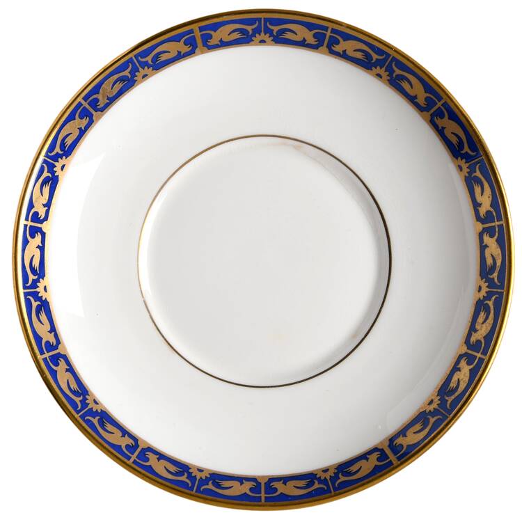 Marina Blue Saucer for Demitasse Cup