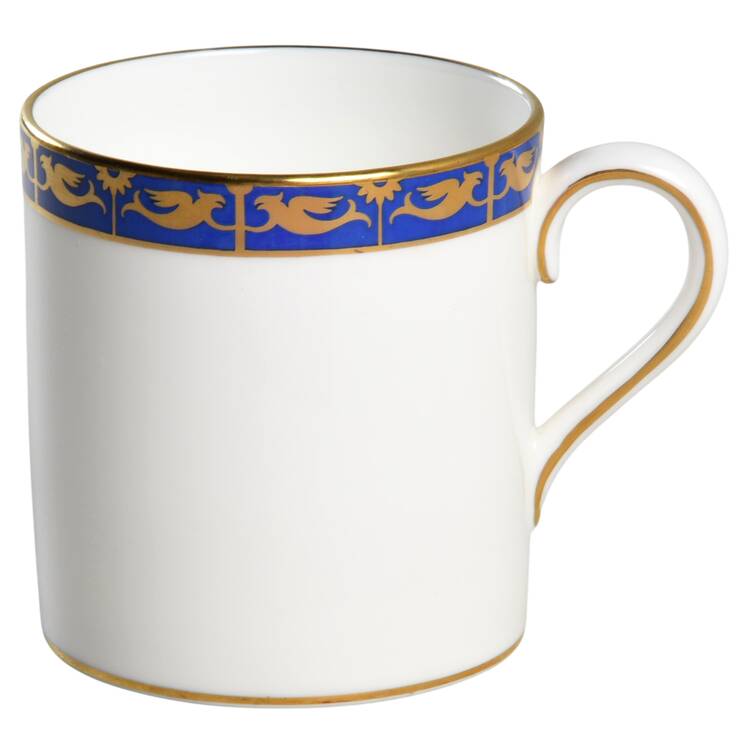 Marina Blue Flat Demitasse Cup