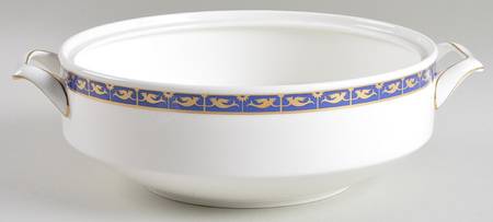 Marina Blue Round Vegetable No Lid