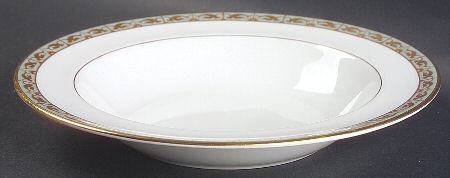 Marina Green Rim Soup Bowl