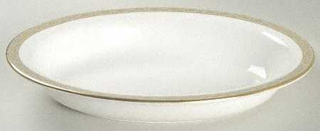 Marina Green 10" Oval Vegetable Bowl