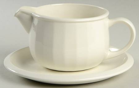 Marquess Round Gravy Boat & Underplate