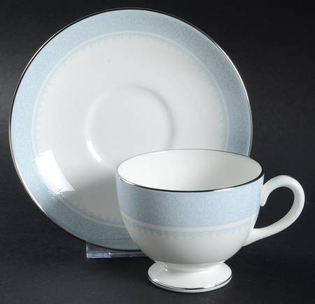 Mayfair (R4535, Bone China) Footed Cup & Saucer Set