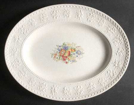 Mayfair (AL9338 , TK53, Wellesley Shape) 18" Oval Serving Platter