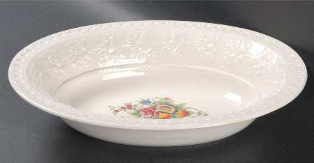 Mayfair (AL9338 , TK53, Wellesley Shape) 10" Oval Vegetable Bowl