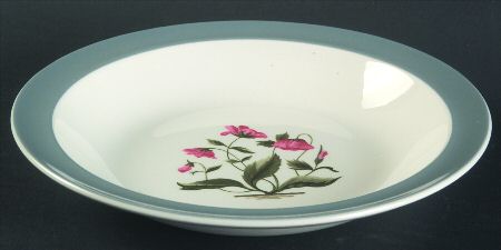 Mayfield Gray Rim Soup Bowl