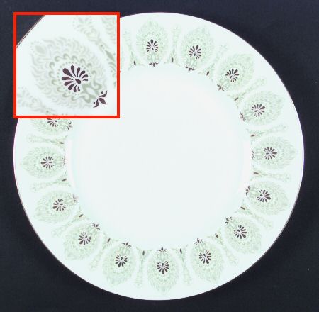 Medina Green Dinner Plate