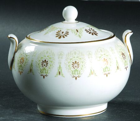 Medina Green 146 Shape Sugar Bowl & Lid
