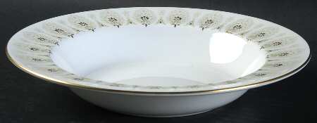 Medina Green Rim Soup Bowl