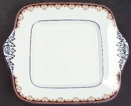 Medici Square Handled Cake Plate