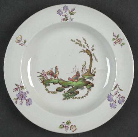 Mennecy Gray Bread & Butter Plate