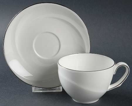 Mercury Flat Cup & Saucer Set