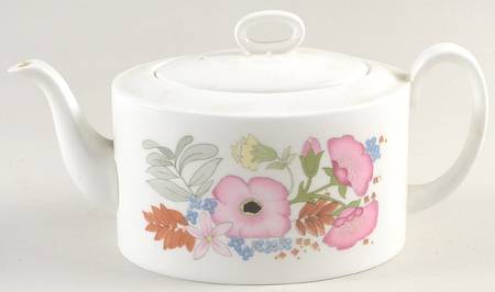 Meadow Sweet (Bone) Mini Teapot & Lid